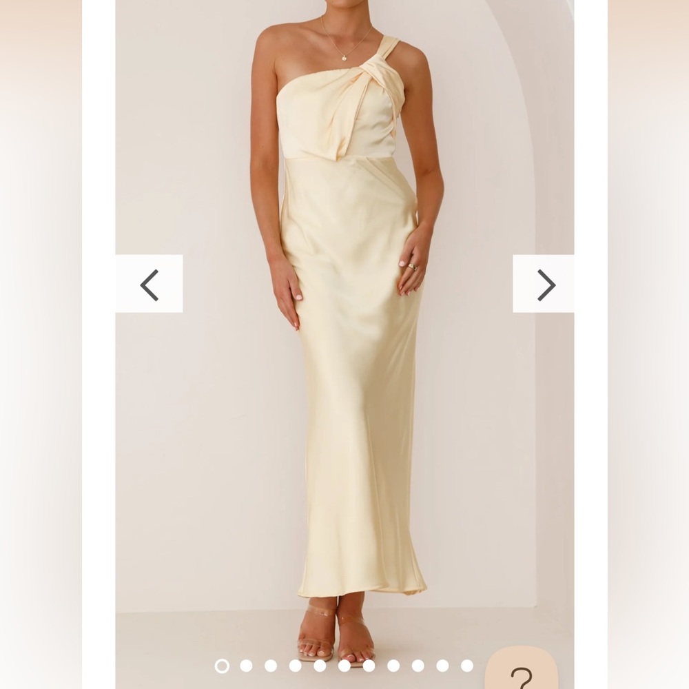 Billy J Greta Maxi Dress - Yellow